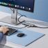 ACEFAST J17 4 in 1 USB Hub 5Gbps High Speed Data Transfer USB 3.0 Docking Station with 1m Cable - Gray